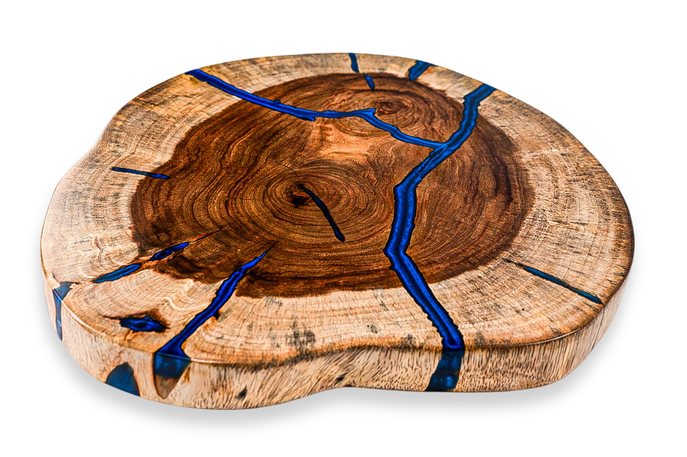 Custom Live Edge Dining Tables for Interior Design and Home Decor accented with rustic slab Coffee/End table furniture.