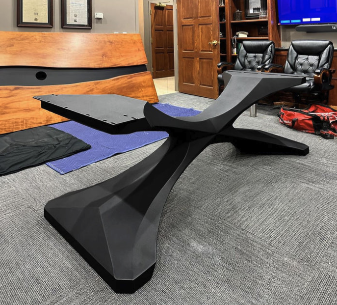 Custom Live Edge Dining Tables for Interior Design and Home Decor accented with rustic slab Coffee/End table furniture.