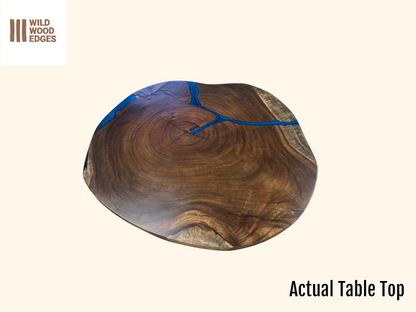 Custom Live Edge Dining Tables for Interior Design and Home Decor accented with rustic slab Coffee/End table furniture.