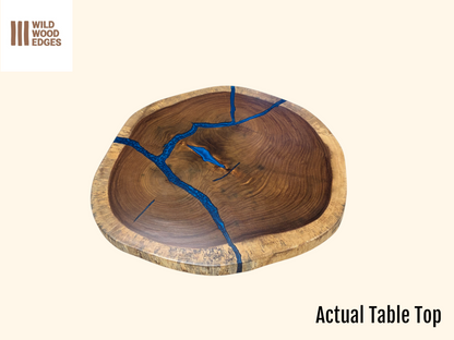 Custom Live Edge Dining Tables for Interior Design and Home Decor accented with rustic slab Coffee/End table furniture.