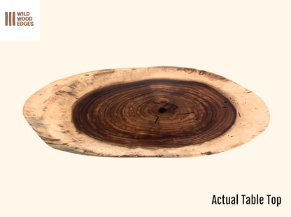Custom Live Edge Dining Tables for Interior Design and Home Decor accented with rustic slab Coffee/End table furniture.