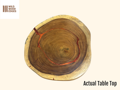 Custom Live Edge Dining Tables for Interior Design and Home Decor accented with rustic slab Coffee/End table furniture.