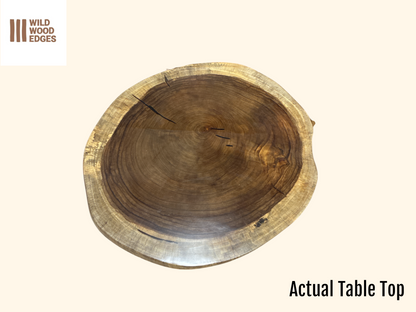 Custom Live Edge Dining Tables for Interior Design and Home Decor accented with rustic slab Coffee/End table furniture.