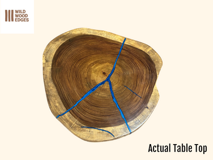 Custom Live Edge Dining Tables for Interior Design and Home Decor accented with rustic slab Coffee/End table furniture.