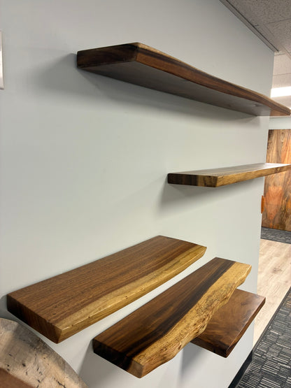 Live Edge Shelves