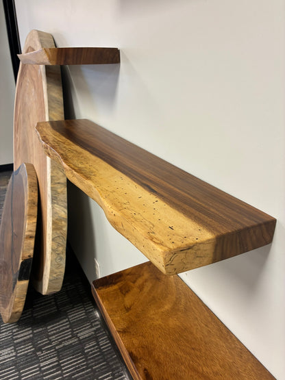 Live Edge Shelves