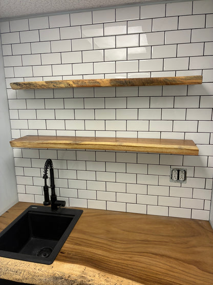 Live Edge Shelves