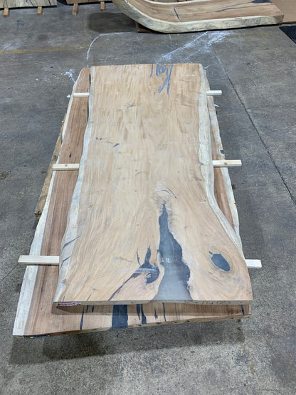 Custom Live Edge Dining Tables for Interior Design and Home Decor accented with rustic slab Coffee/End table furniture.