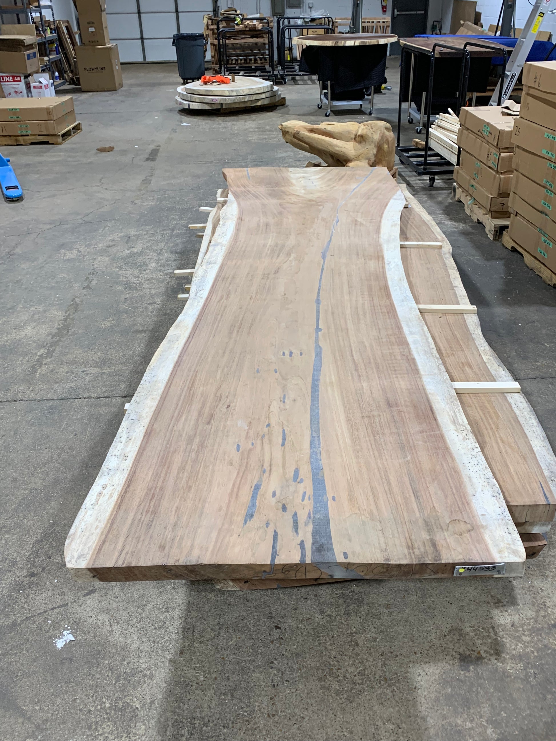 Custom Live Edge Dining Tables for Interior Design and Home Decor accented with rustic slab Coffee/End table furniture.