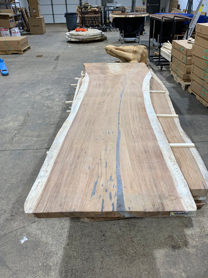 Custom Live Edge Dining Tables for Interior Design and Home Decor accented with rustic slab Coffee/End table furniture.