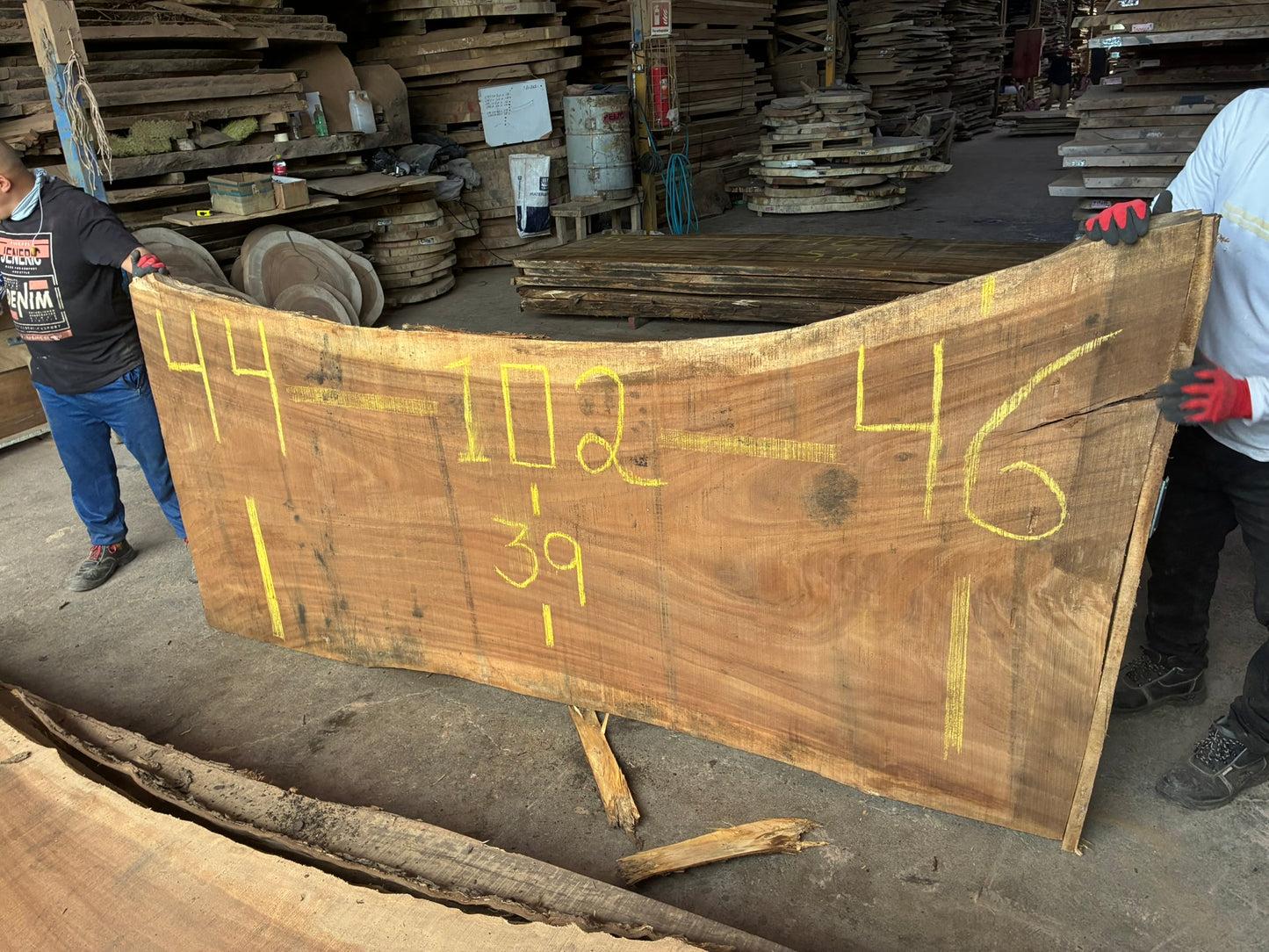 Slab 102"L x 43”W X 2"H SL063CEN