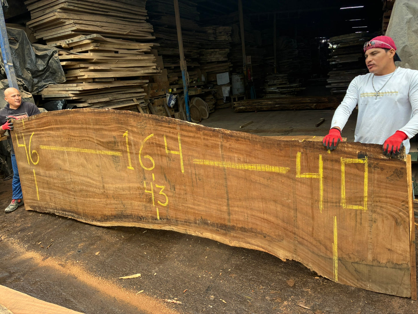 Slab 164"L x 43”W X 2"H SL039GNC (Cut at 96")