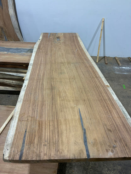 Raw Live Edge Parota Slab 118"x38"x2" K48674GNC