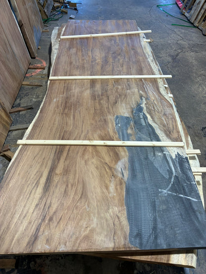 Raw Live Edge Monkey Pod Slab 120"x43"x2" K50355CEN
