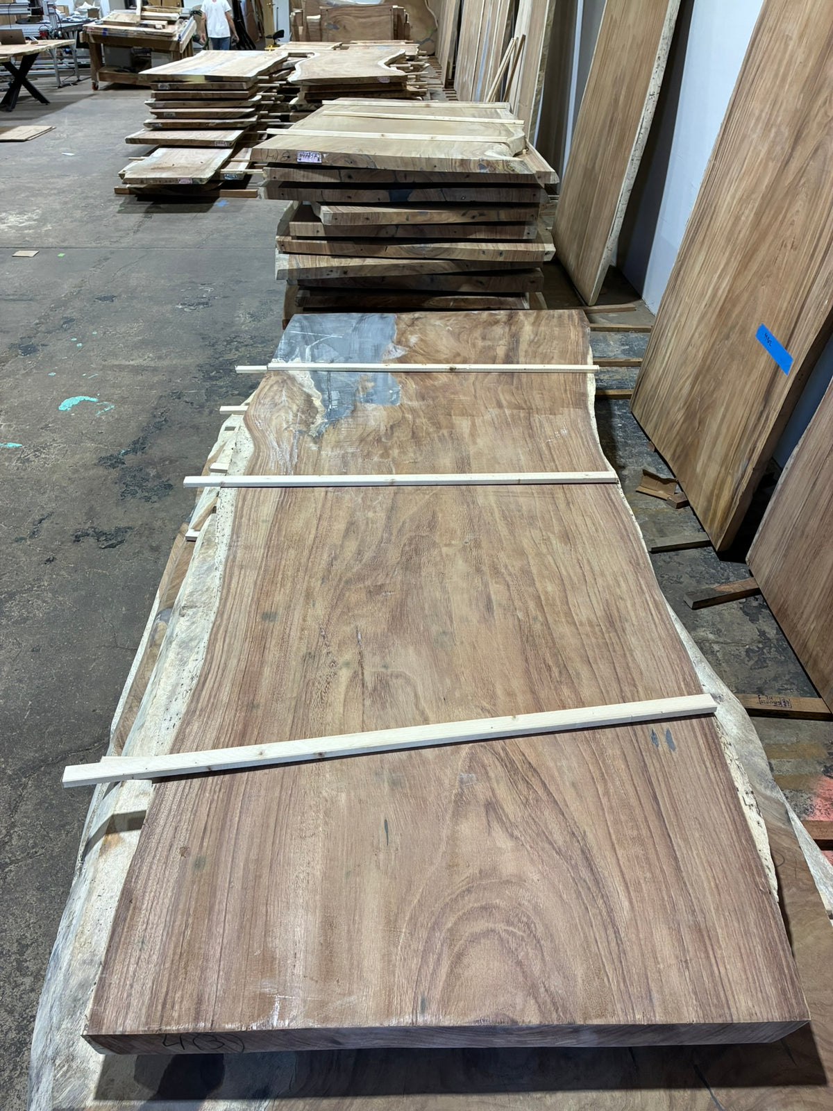 Raw Live Edge Monkey Pod Slab 120"x43"x2" K50355CEN
