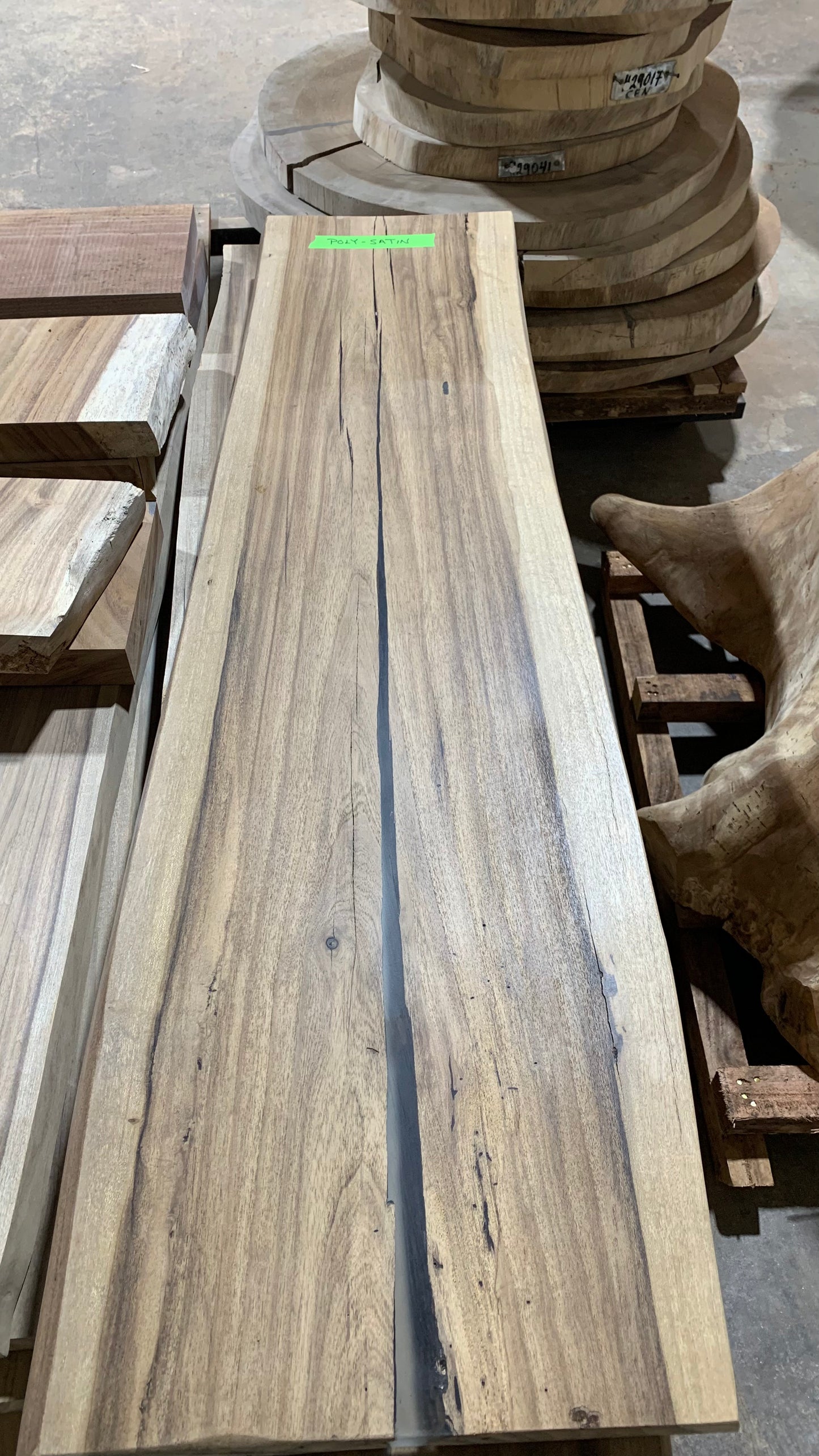 Parota Live Edge 60"L x 15"W x 1.5"T