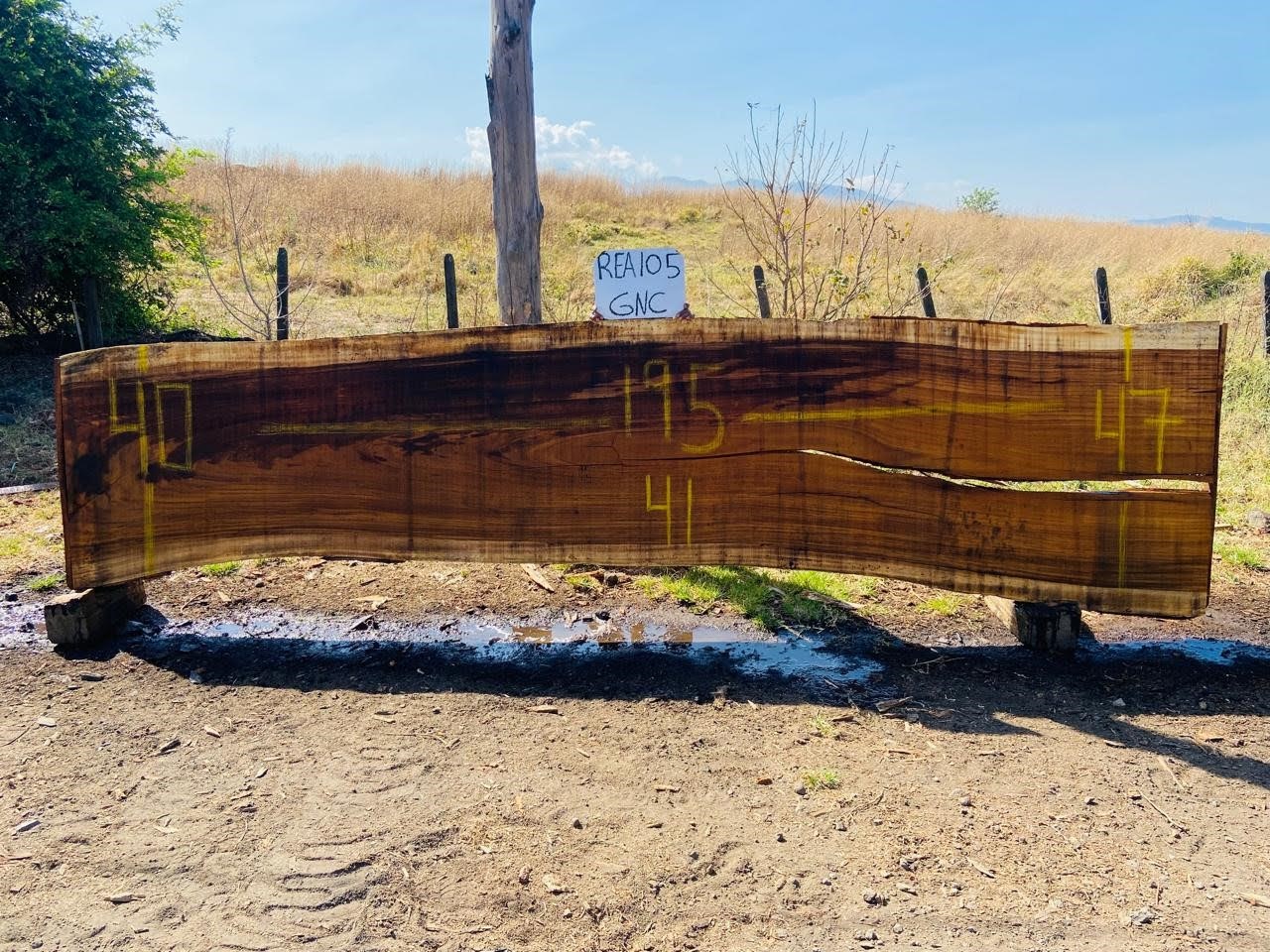 Slab 195"L x 43”W X 2"H REA0105GNC