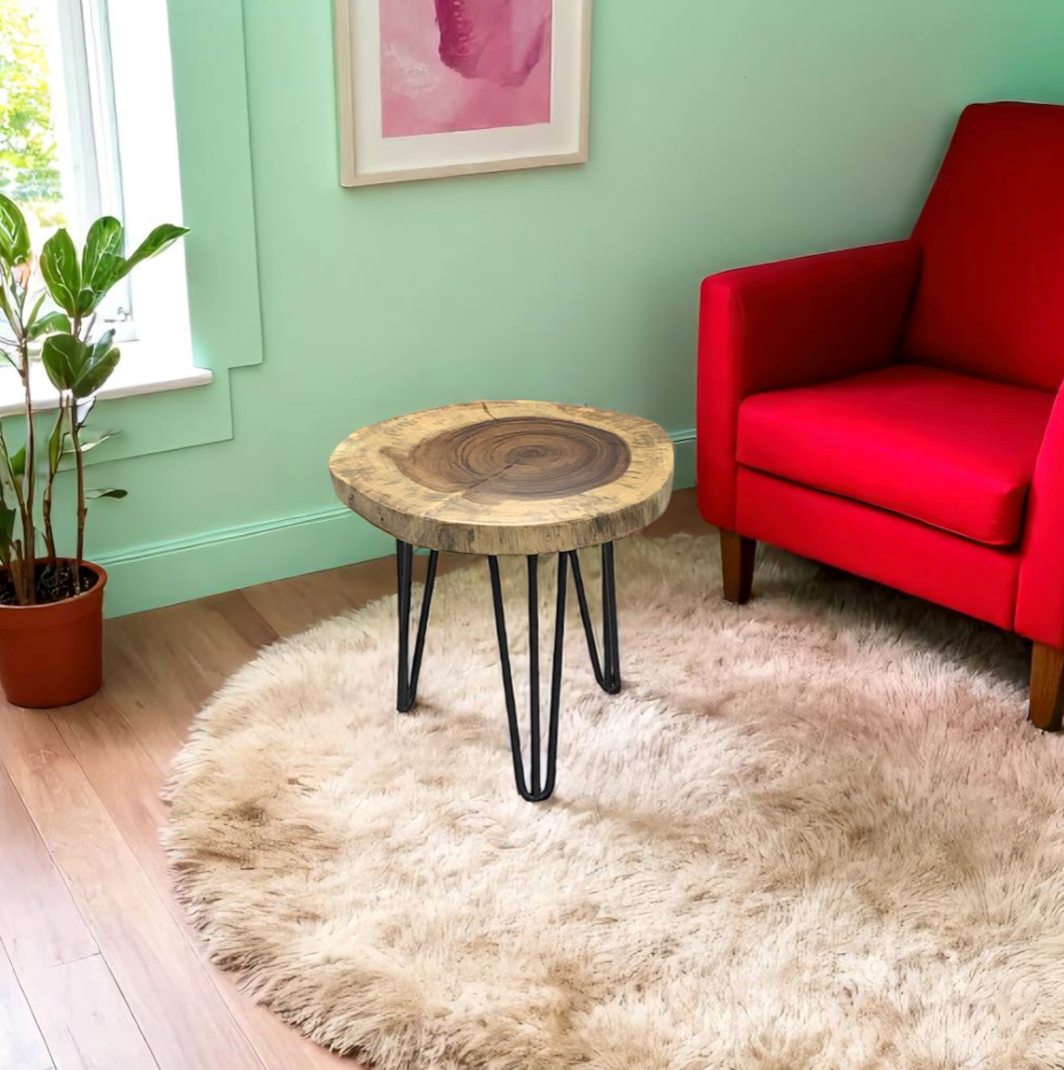 Custom Live Edge Dining Tables for Interior Design and Home Decor accented with rustic slab Coffee/End table furniture.