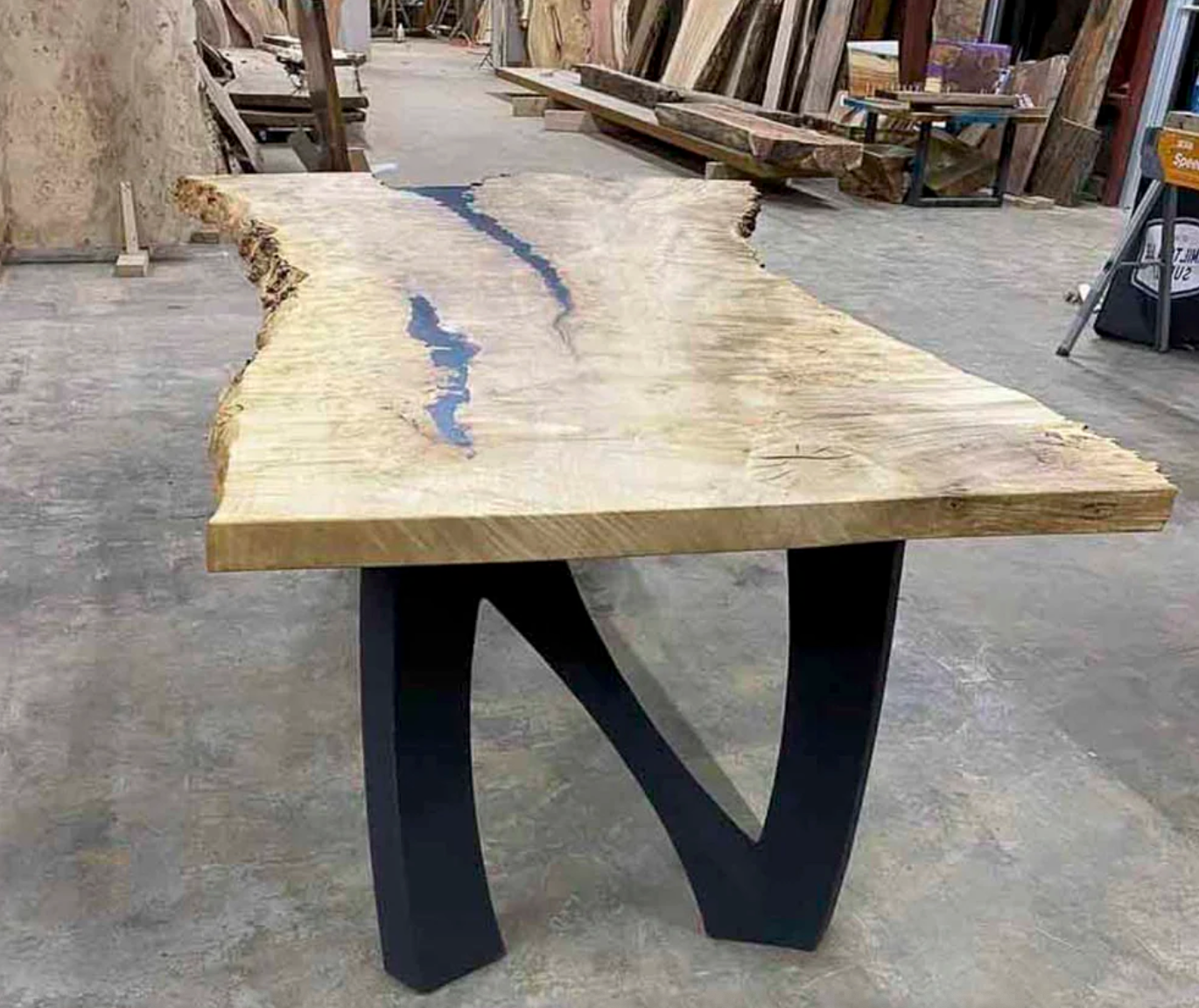 Custom Live Edge Dining Tables for Interior Design and Home Decor accented with rustic slab Coffee/End table furniture.