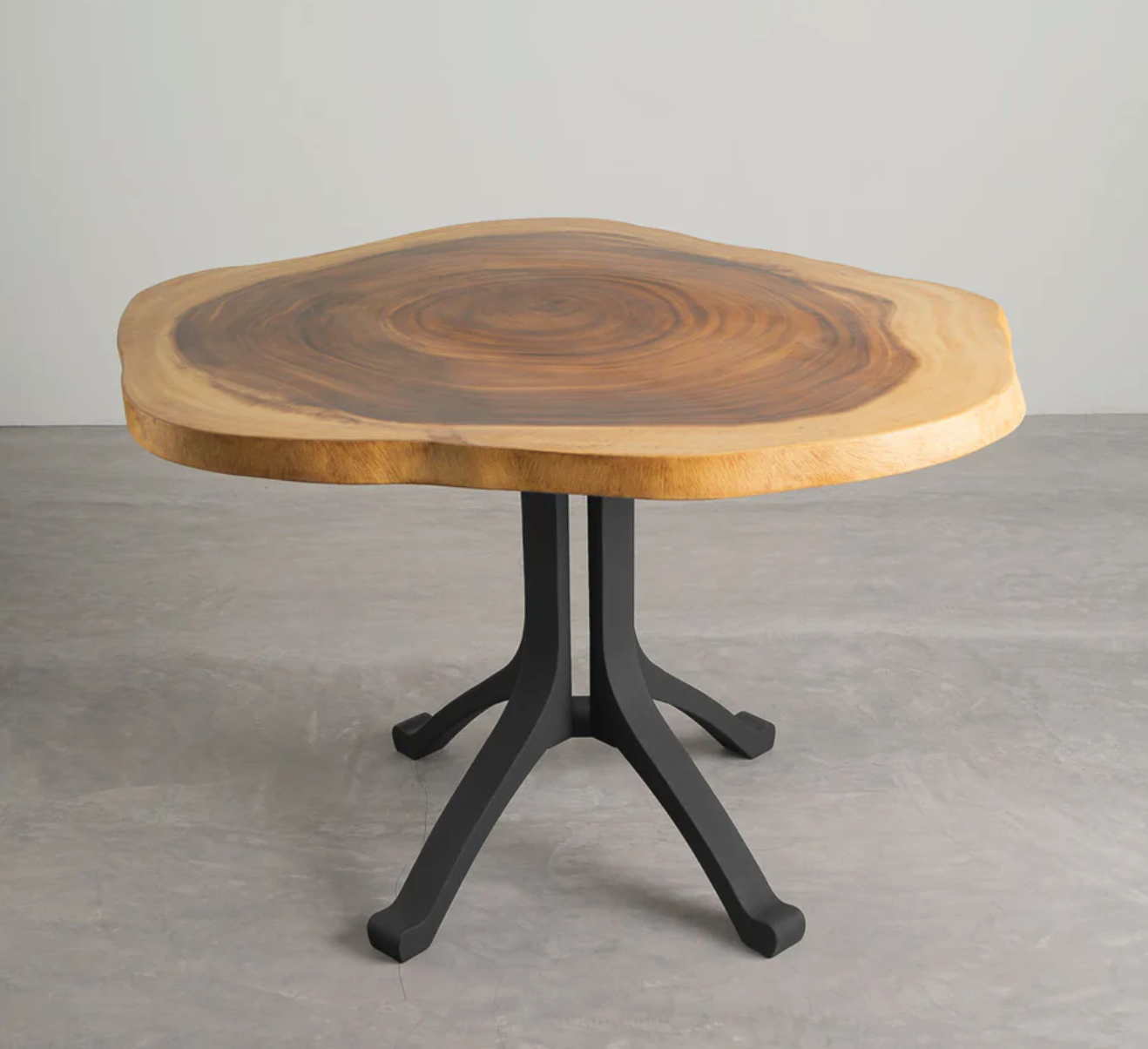 Custom Live Edge Dining Tables for Interior Design and Home Decor accented with rustic slab Coffee/End table furniture.