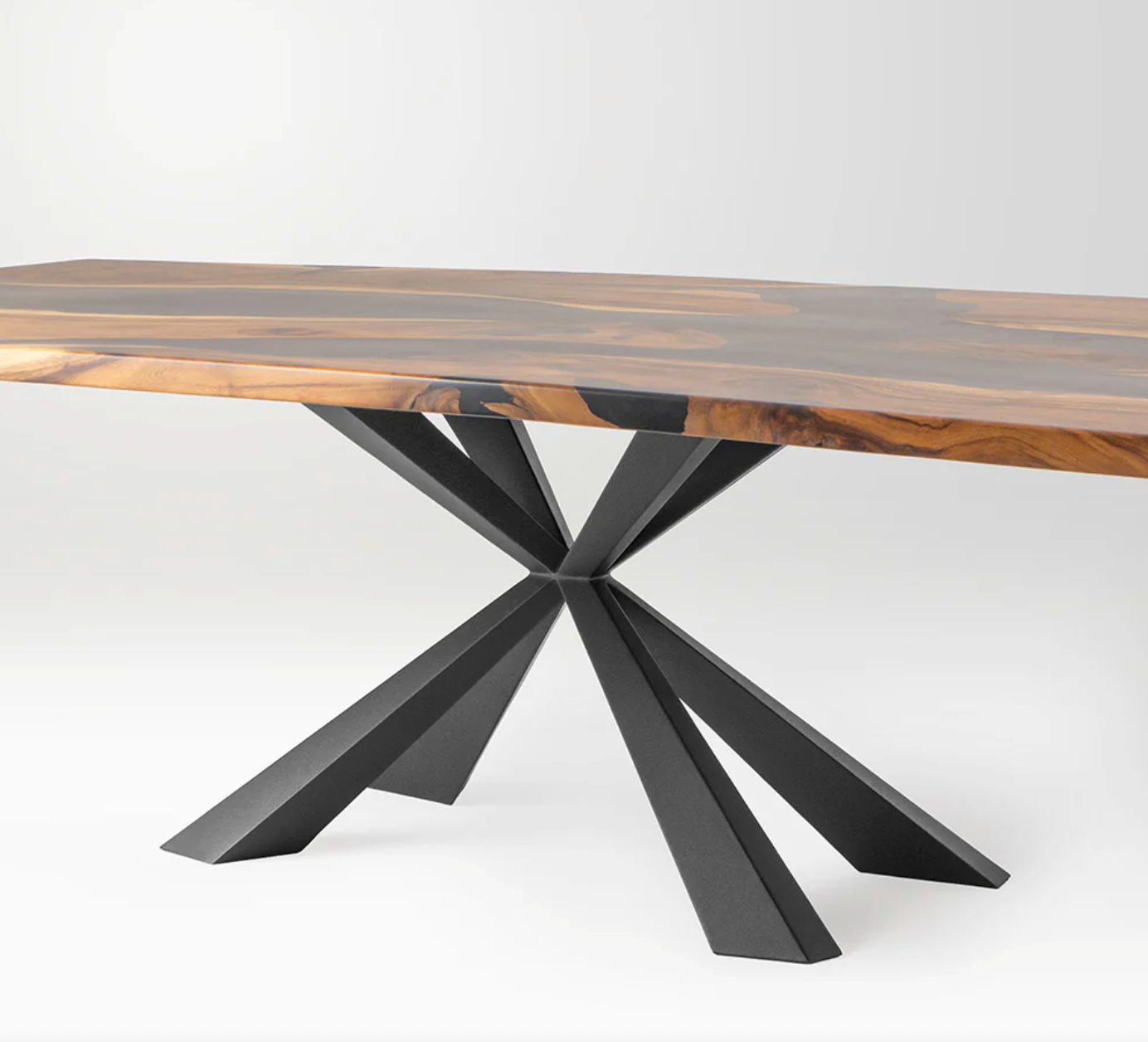 Custom Live Edge Dining Tables for Interior Design and Home Decor accented with rustic slab Coffee/End table furniture.