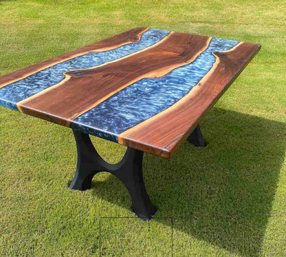 Custom Live Edge Dining Tables for Interior Design and Home Decor accented with rustic slab Coffee/End table furniture.