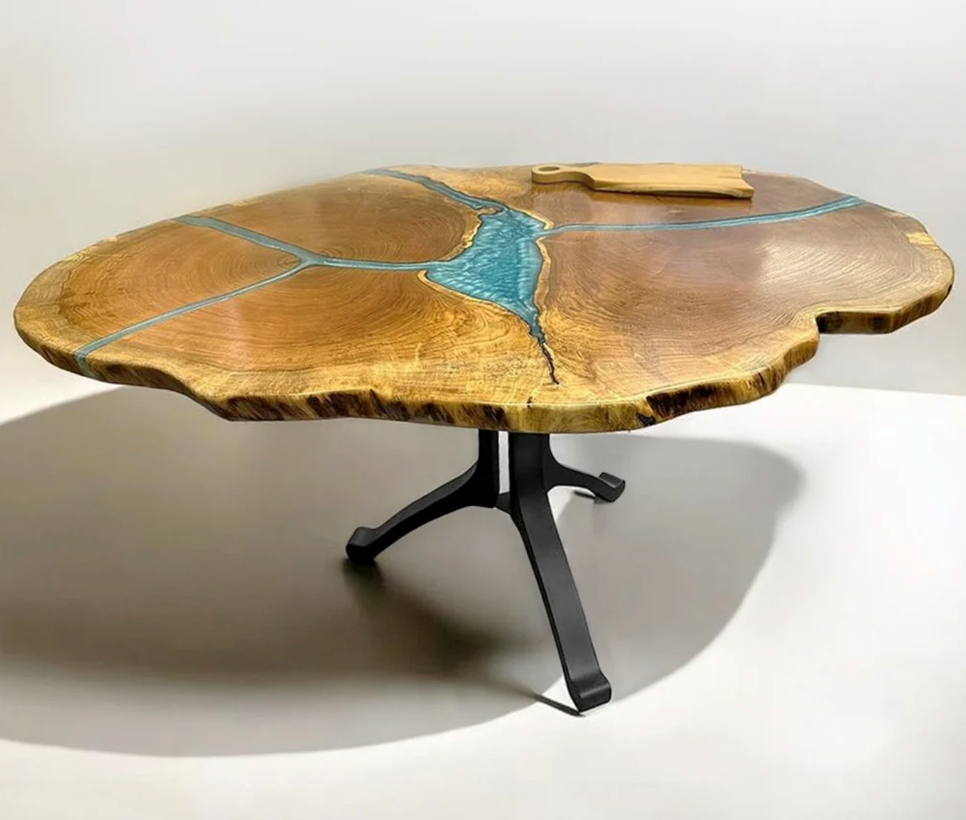 Custom Live Edge Dining Tables for Interior Design and Home Decor accented with rustic slab Coffee/End table furniture.