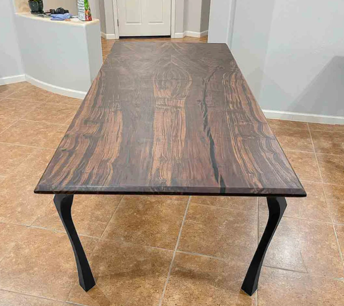Custom Live Edge Dining Tables for Interior Design and Home Decor accented with rustic slab Coffee/End table furniture.