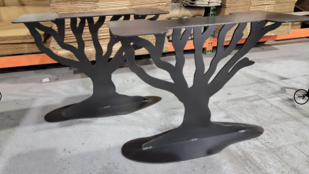 Custom Live Edge Dining Tables for Interior Design and Home Decor accented with rustic slab Coffee/End table furniture.