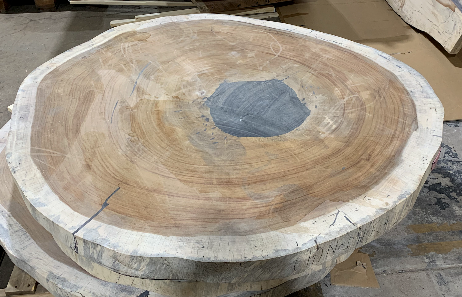 Custom Live Edge Dining Tables for Interior Design and Home Decor accented with rustic slab Coffee/End table furniture.