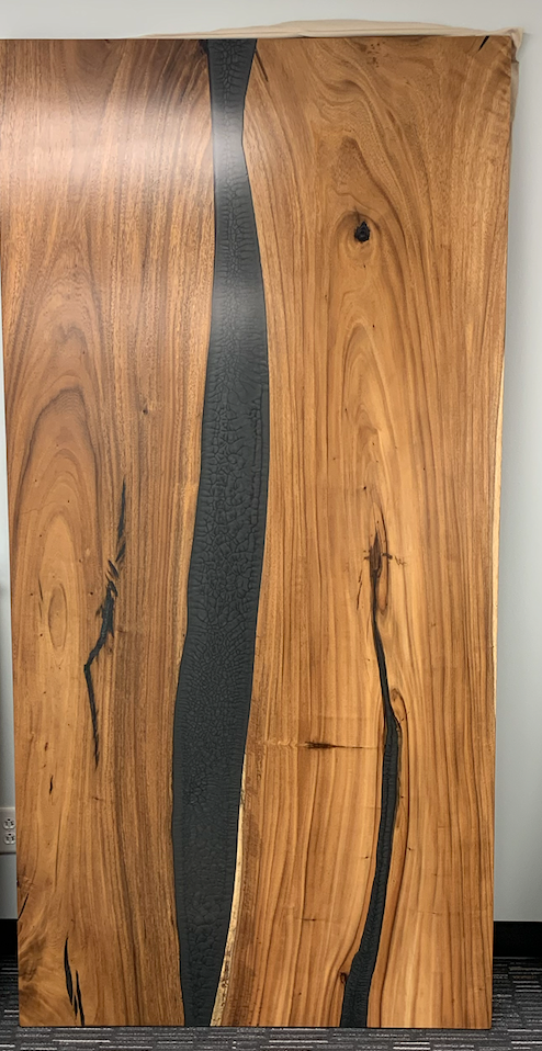 Custom Live Edge Dining Tables for Interior Design and Home Decor accented with rustic slab Coffee/End table furniture.