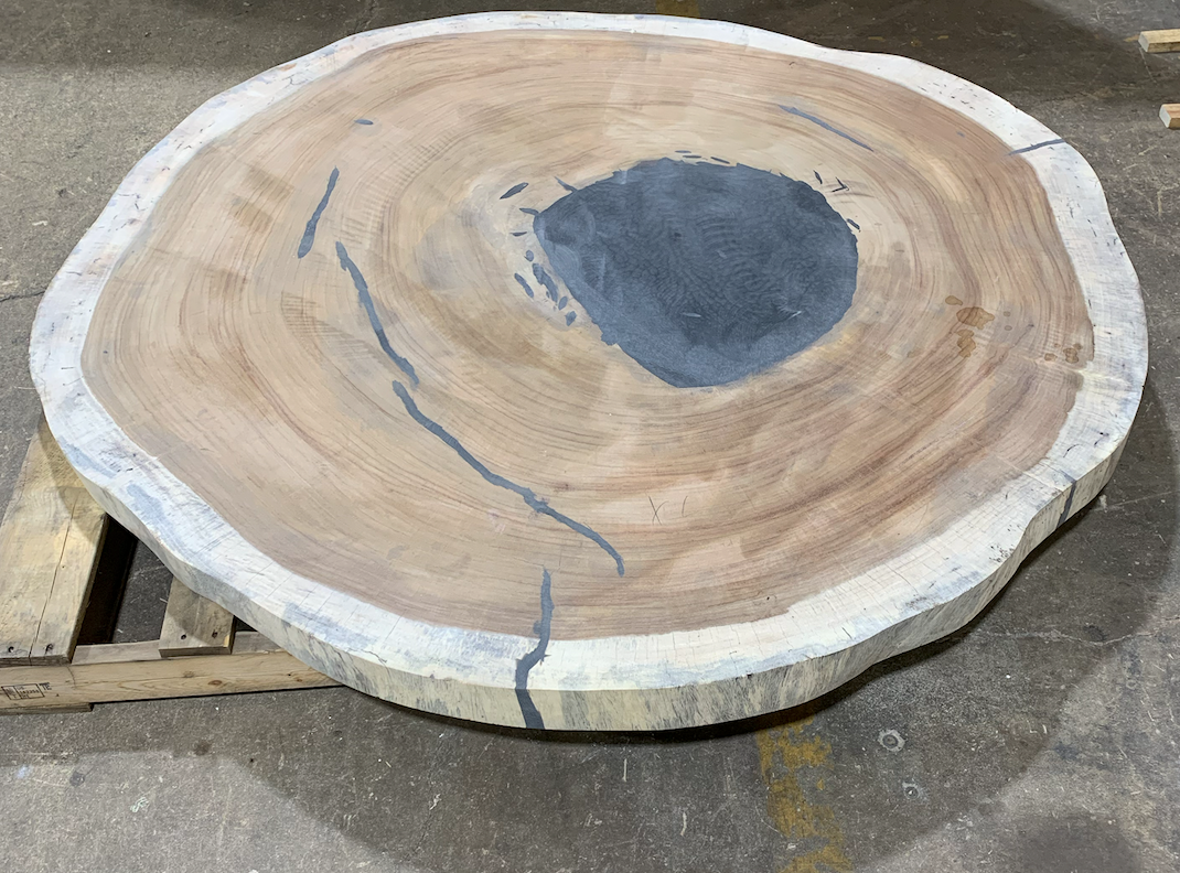 Custom Live Edge Dining Tables for Interior Design and Home Decor accented with rustic slab Coffee/End table furniture.
