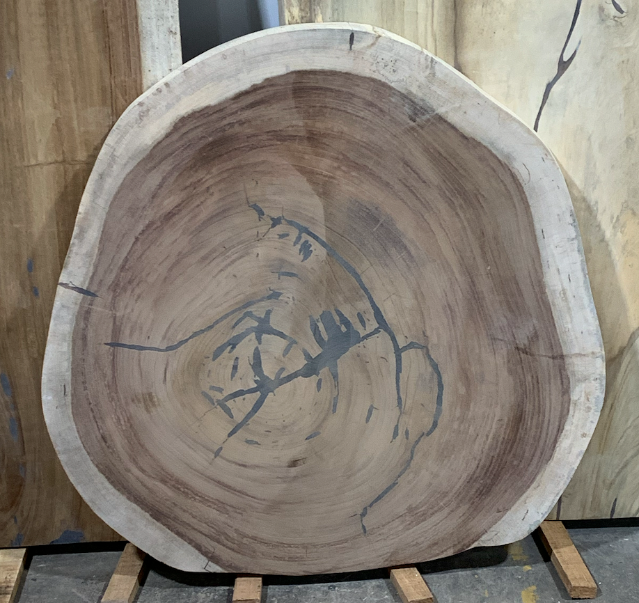 Custom Live Edge Dining Tables for Interior Design and Home Decor accented with rustic slab Coffee/End table furniture.