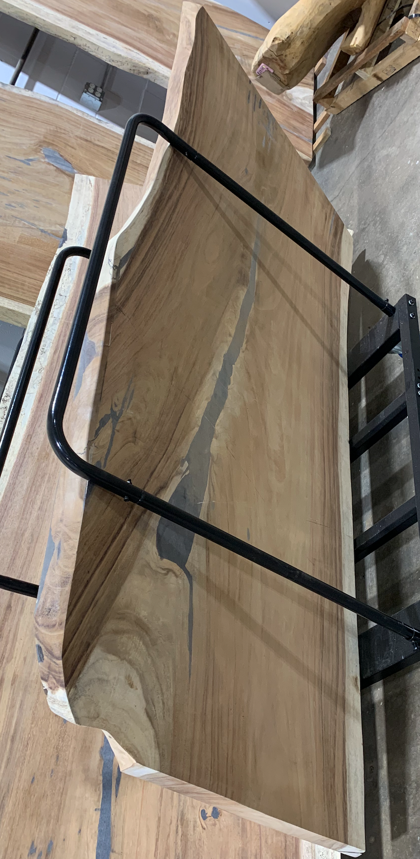 Custom Live Edge Dining Tables for Interior Design and Home Decor accented with rustic slab Coffee/End table furniture.