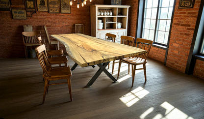 Live Edge Javillo Dining Table 97"L x 41"W